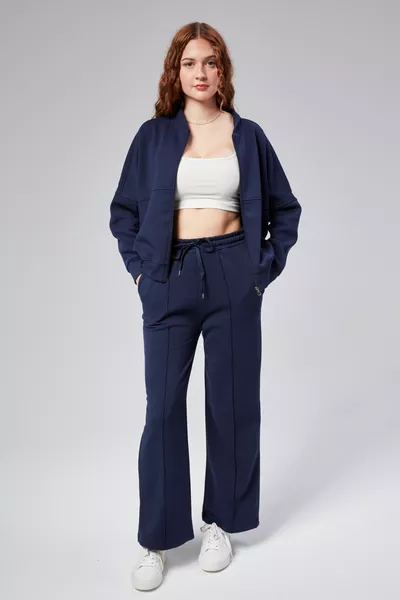 Mooncover Women's 3-Ply Brushed Tracksuit – Navy