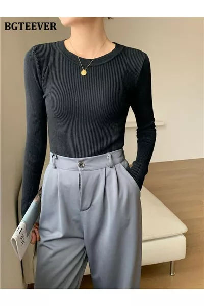 Dames Trui met V-hals