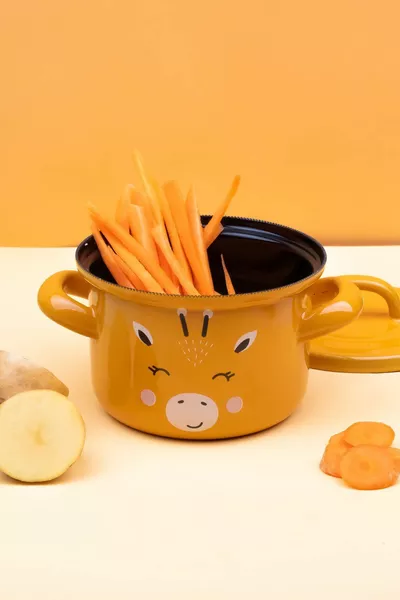 Little Giraffe Enamel Mini Baby Pot cm ( ML)