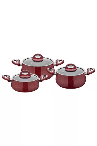 Set da 3 Cocotte Titan Granit