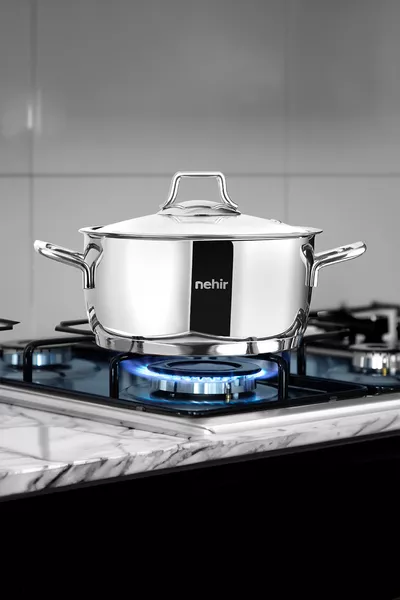 Silver Classic 8-Piece Stainless Steel Cookware Set