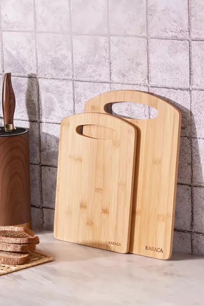 Stark 2'li Bambu Kesme Tahtası / Cm