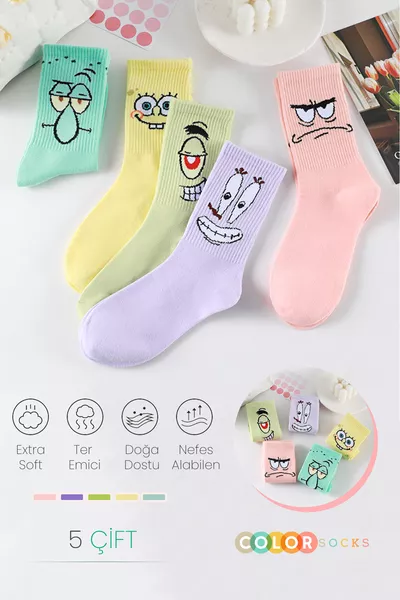 Set of Unisex Character Socks