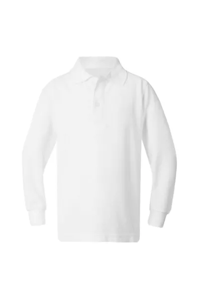 Unisex Langarm-Poloshirt aus Baumwolle