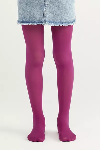 Микрофибровые колготки для девочек фуксия,  ден