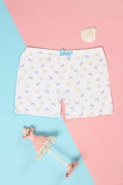 GIRL'S 5-PACK BOXERS, % COTTON, MIXED PATTERNS