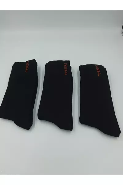 3 Pairs of Thermal Wool Socks - Resistant to - Degrees, Odor-Free, Keeps You Warm
