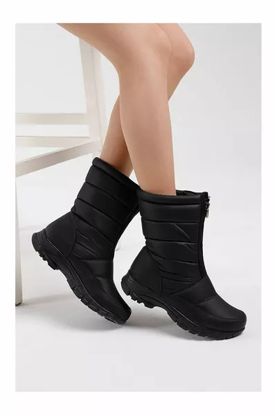 المطاط عدم الانزلاق الوحيد الجبهة سستة من السهل ارتداء ماء المظلة المواد المرأة أسود Carboot