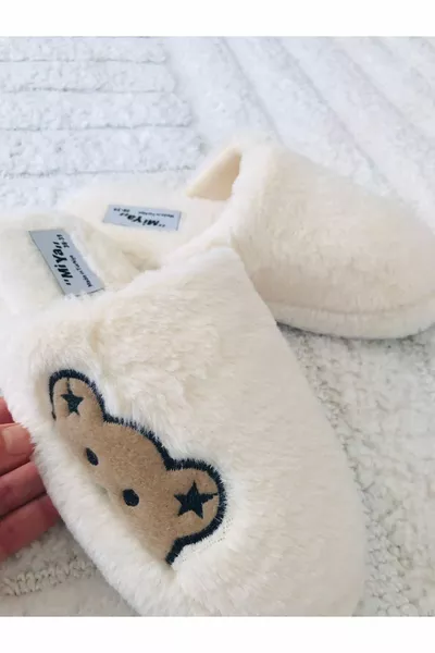 Дамски пантофи за къща Плюшени чехли зестра и пантофи не издават шум дебела подметка