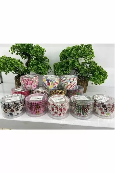 Pcs Colorful Muffin Cupcake Molds Cake Capsule Cupcake Muffin Paper