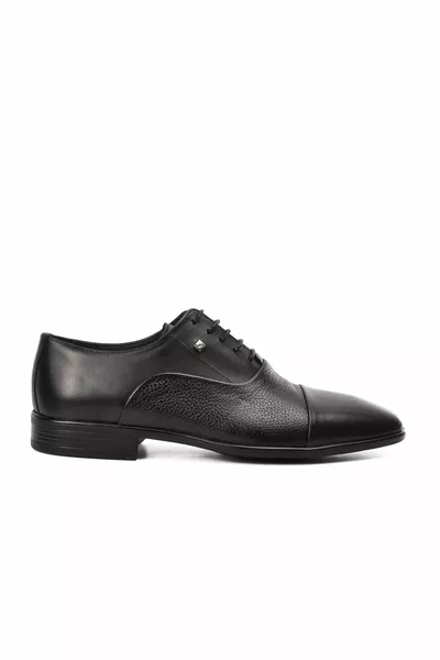  Black Genuine Leather Men's Classic Shoes