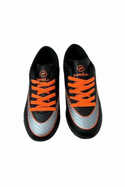 حذاء سوبر ليجا لكرة القدم مودرن - أسود / برتقالي