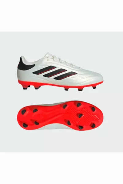 ADIDAS COPA PURE 2 LEAGUE FG J CHILDREN'S WHITE FOOTBALL BOOTS  