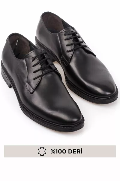 Echtes Leder Officer Model Inner Outer Leder Herrenschuhe