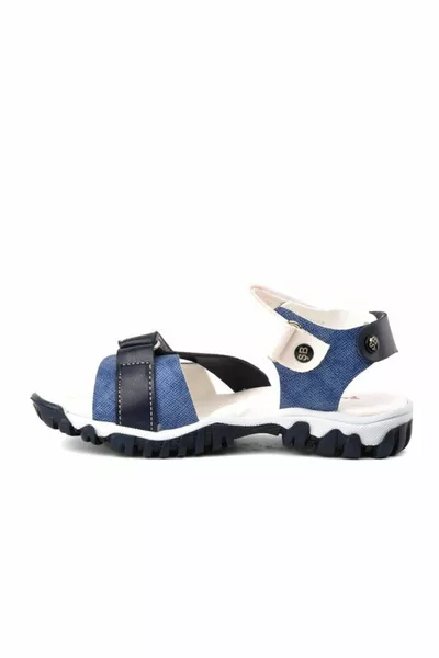 Mignon jeune jeans Bleu Velcro Sandales pour garçons
