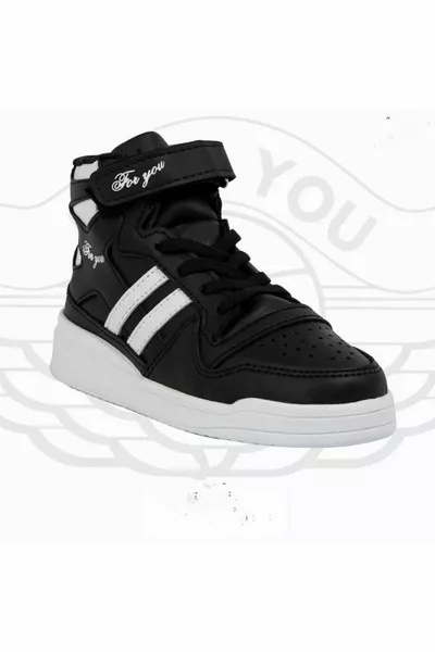 УНИСЕКС ЧЕРНО-БЕЛИ МАРАТОНКИ МАРАТОНКИ ДЪЛГИ БАСКЕТБОЛНИ ОБУВКИ