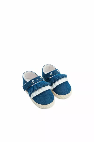 Малышка Темно-Синие Ботильоны 