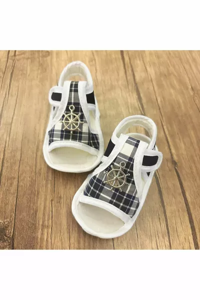 Темно-синие босоножки для мальчиков