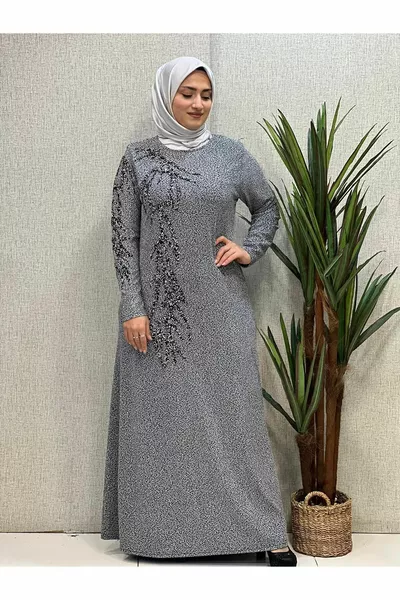 Lycra Stone Evening Dress