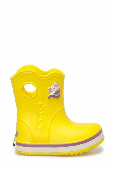TOG P 3PR أحذية المطر الصفراء للفتيات