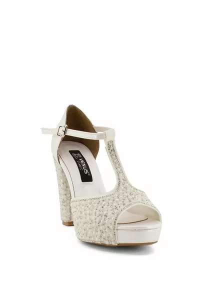 ذ المرأة جلد طبيعي مساء اللباس أحذية بيضاء