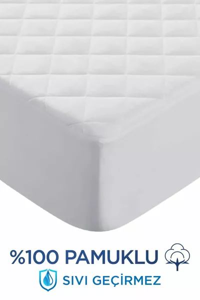 Kapitone Fitted Waterdichte Volledige Rand Matrasbeschermer | Eenpersoons, Tweepersoons, Kingsize, Baby, Kinder