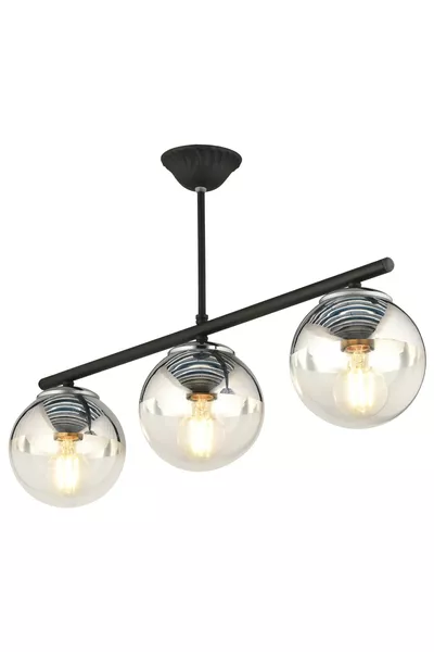 Тройна подредена полилей с кристално стъкло и хром Селена