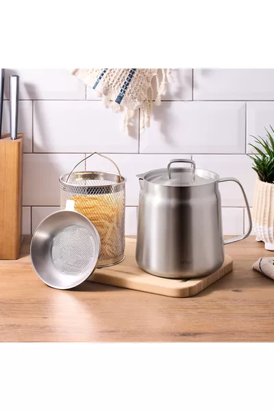 Steel Frying Pot 2 Liters