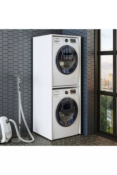 Badkamerkast voor wasmachine en droger