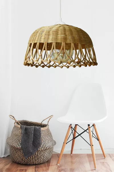 Rattan Bamboo Woven Pendant Chandelier Diameter:  cm Height:  cm