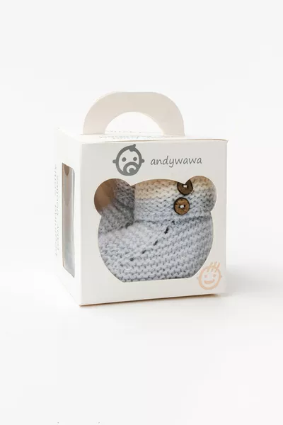 Baby Knitwear Booties Booties-blue