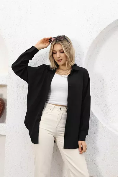 Ylz Oversize Dames Overhemd