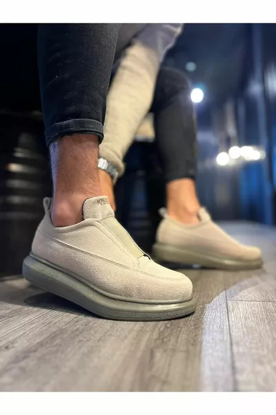  Scarpe da ginnastica Visone Camoscio