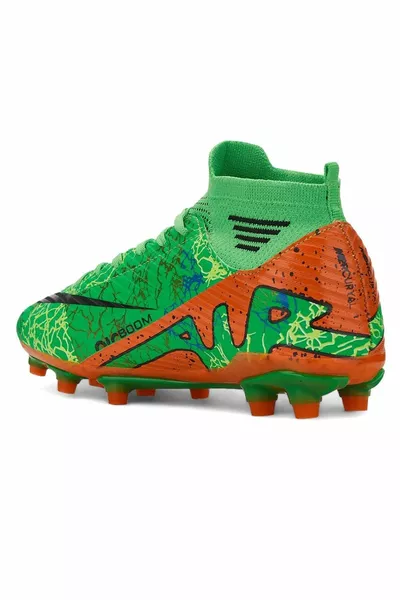 Airboom Super Mercury Chaussures de football Astroturf pour hommes avec chaussettes