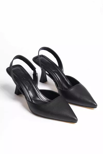 Dames Open Rug Elastische Comfortabele Zool Beker Hak Schoenen Hak 7cm