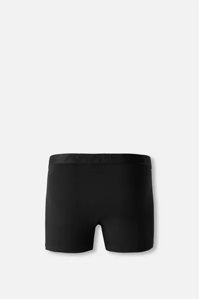 بوكسر أسود أسود مرن للرجال 