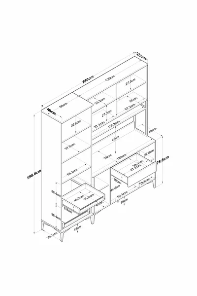 خزانة راني متعددة الاستخدامات بباب ودرج واحد لخزانة المطبخ البيضاء