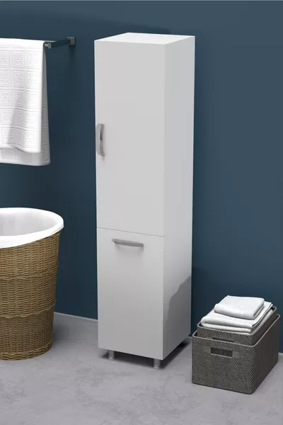 MUNDO Wardrobe with Laundry Basket