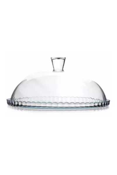 Covered Glass Dome Cake Stand