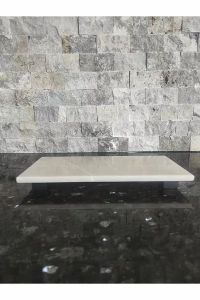 White Marble Cutting Board & Marble Serving Plate