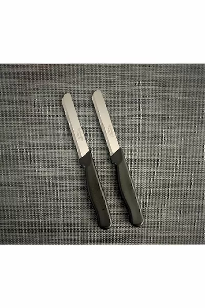 Micro Vegetable Chopping Knife 2-Pack Black