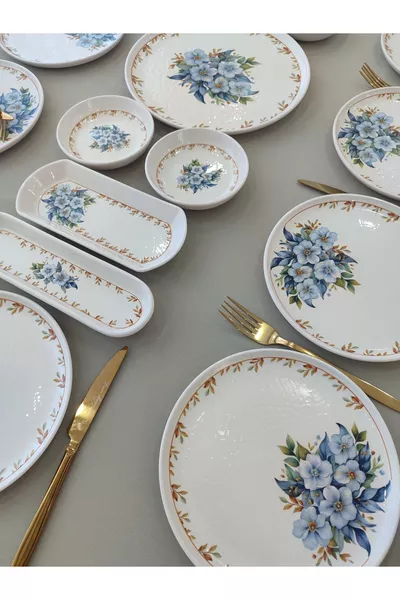 Yediveren Çiçeği  Kişilik  Parça Kahvaltı Takımı