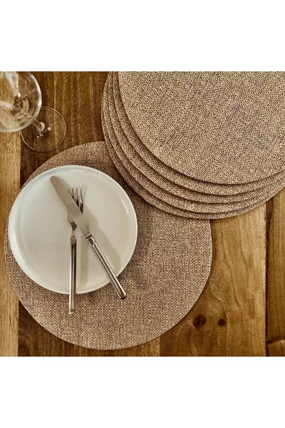 American Service, Jut Patroon Digitale Print Placemat (6 Stuks)