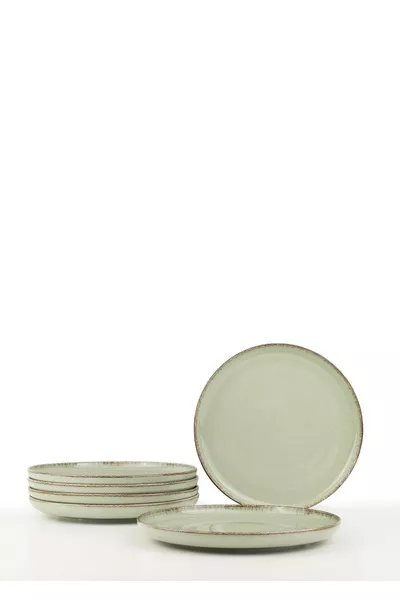 Moderna 6-Piece Cm Flat Plate Green
