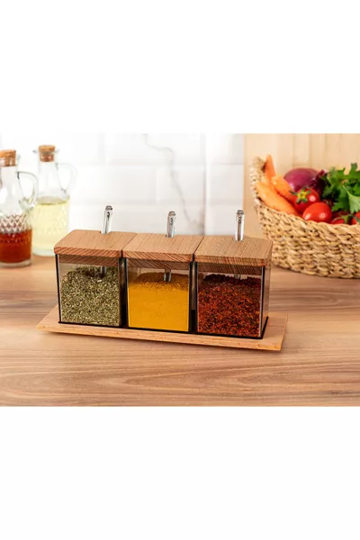 Комплект от 3 подправочници Geraldin