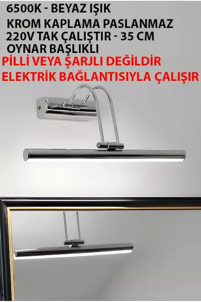 Boogvormige Witte Licht Badkamer Wandspiegel Schilderij Verlichting Fluit Wandlamp Zwaan Wandlamp LED Wandlamp