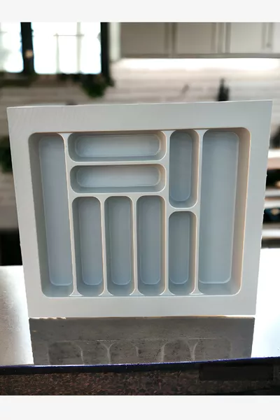 Gray Color Drawer Utensil Organizer Scoop Holder Cm (Can Be Cut to Size)