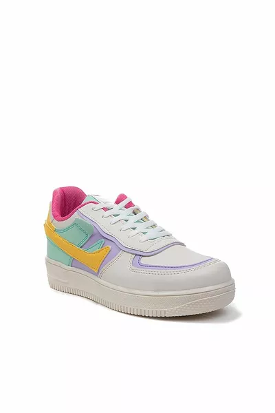 Lambırlent  Кроссовки унисекс БЕЖЕВЫЙ-ЛИЛА-РОЗОВЫЙ