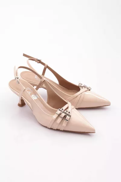  المرأة حزام مفصل أحذية السهرة ذات الكعب العالي