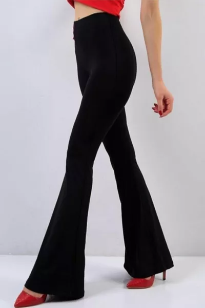 Pantalon espagnol en lycra noir pour femme